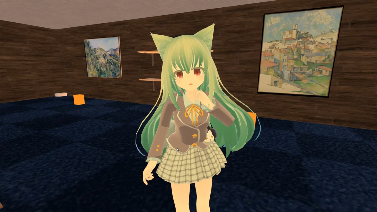 VRoid Studio model creation screen