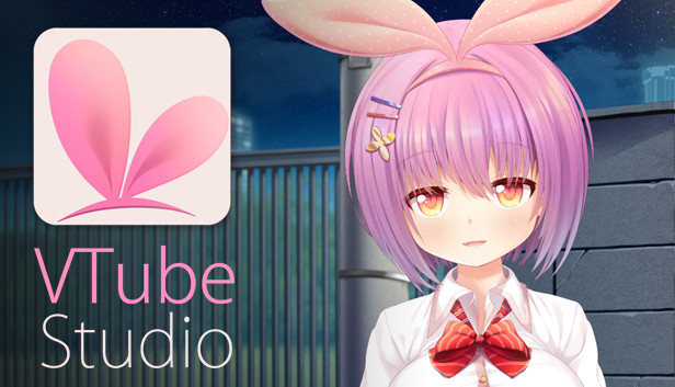 VTube Studio interface with a pink-haired Live2D character